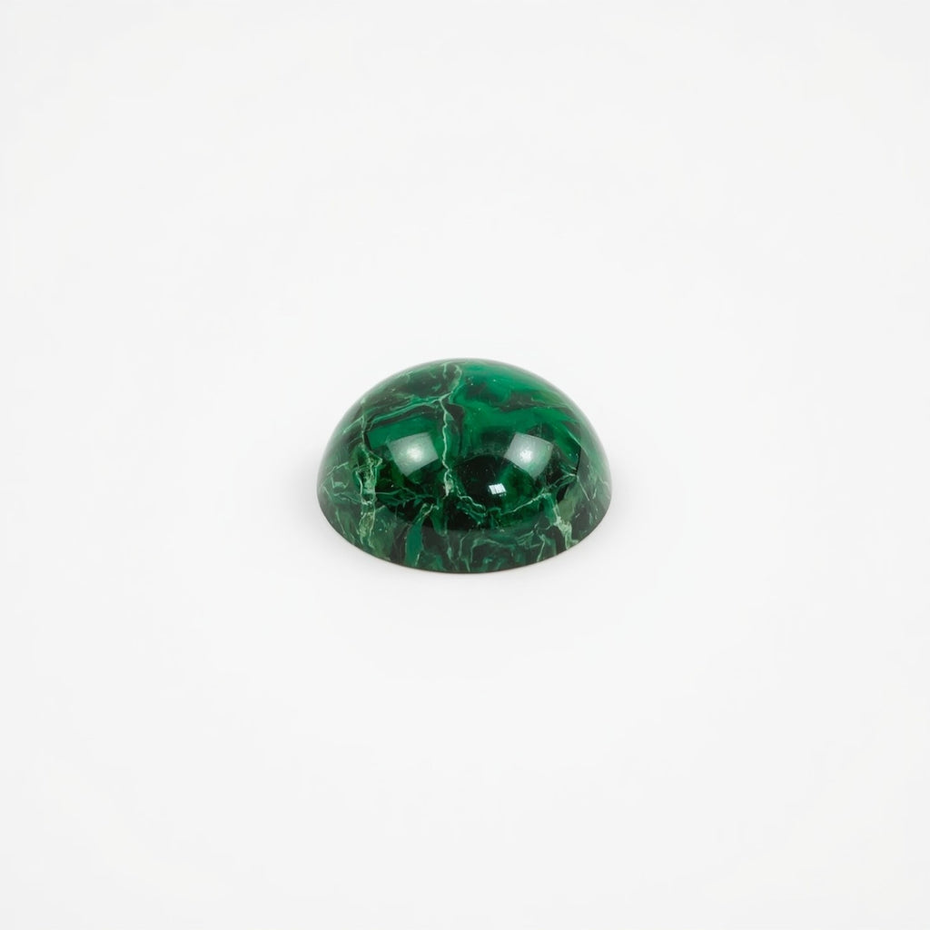 Serpentine 1PC Tiny 6x6 MM Round Cabochon Green Pure semi Precious Precious Gemstone