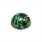 Serpentine 1PC Tiny 6x6 MM Round Cabochon Green Pure semi Precious Precious Gemstone