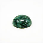 Serpentine 1PC Small 8x8 MM Round Cabochon Green Brilliant semi Precious Loose Gems