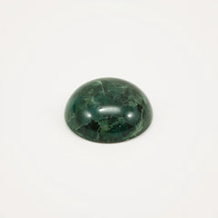 Serpentine 1PC Medium 9x9 MM Round Cabochon Green Sparkling semi Precious Loose Gemstone