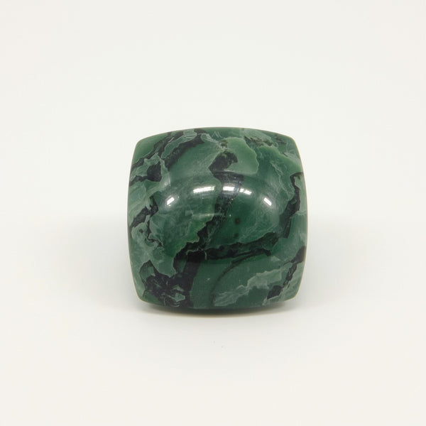 Serpentine 10PC Tiny 4x4 MM Square Cabochon Green Fine semi Precious Loose Gemstone