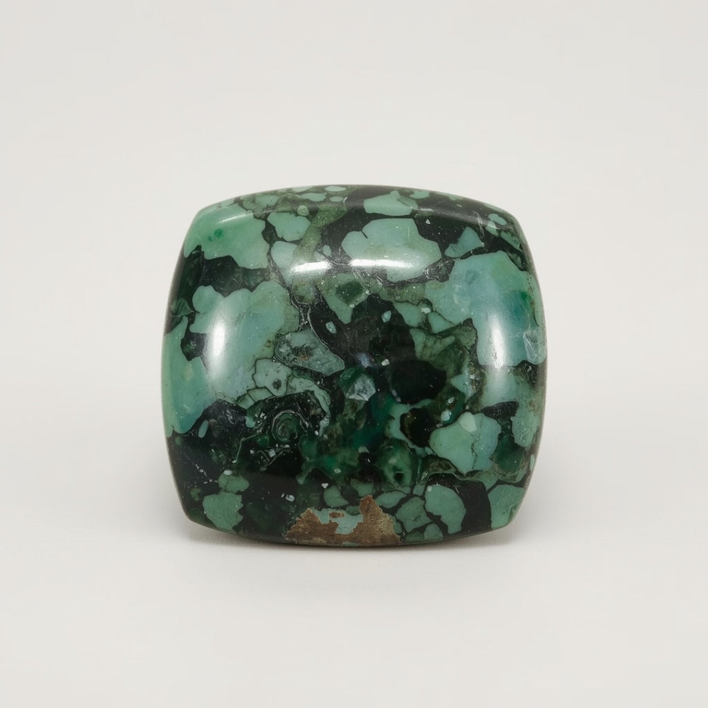 Serpentine 1PC Small 8x8 MM Square Cabochon Green Superior semi Precious Gems