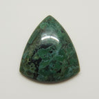 Serpentine 1PC Large 11x11 MM Triangle Cabochon Green Natural semi Precious Gems