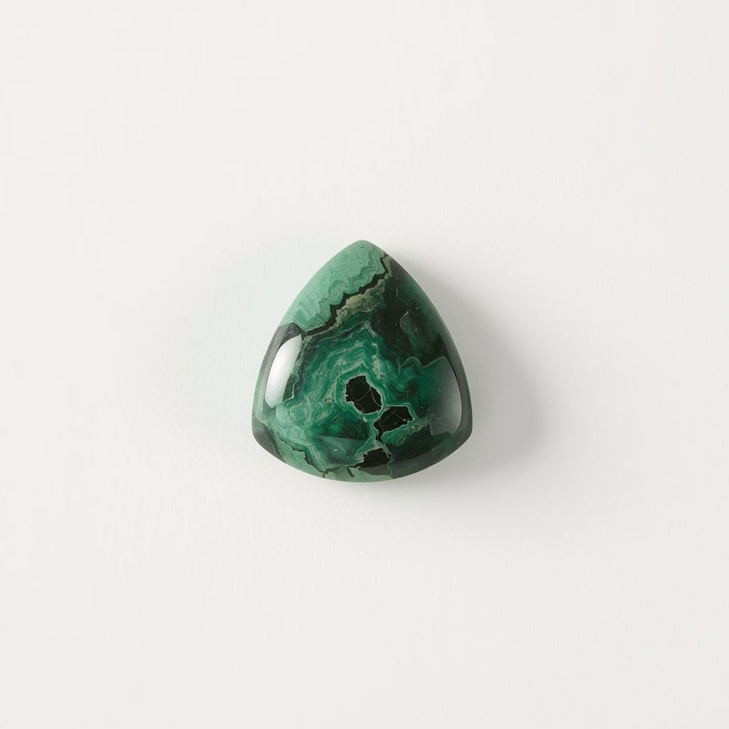 Serpentine 10PC Tiny 3x3 MM Triangle Cabochon Green Sparkling semi Precious Semi Precious Gemstone