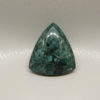 Serpentine 1PC Tiny 6x6 MM Triangle Cabochon Green Luster semi Precious Loose Gems