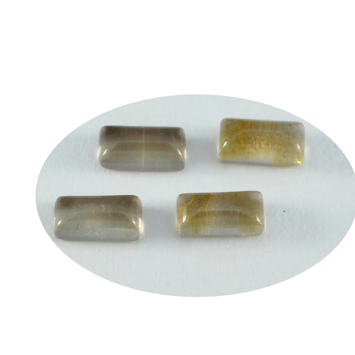 Smoky Quartz 1PC Small 6x12 MM Baguette Cabochon Brown Superior semi Precious Semi Precious Gemstone Huvudsaklig produktbild