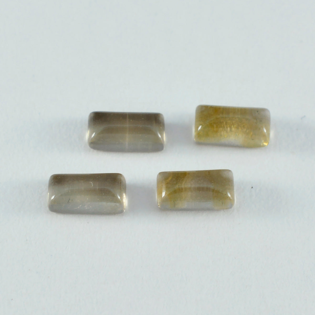 Smoky Quartz 1PC Small 6x12 MM Baguette Cabochon Brown Superior semi Precious Semi Precious Gemstone Secundaire afbeelding