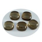 Smoky Quartz 1PC Large 10x10 MM Cushion Cabochon Brown Splendid semi Precious Gems