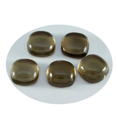 Smoky Quartz 1PC Large 10x10 MM Cushion Cabochon Brown Splendid semi Precious Gems