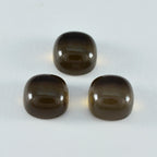 Smoky Quartz 1PC Large 10x10 MM Cushion Cabochon Brown Splendid semi Precious Gems