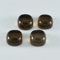 Rauchquarz 1PC Medium 9x9 MM Kissen Cabochon Braun Poliert Halbedelstein