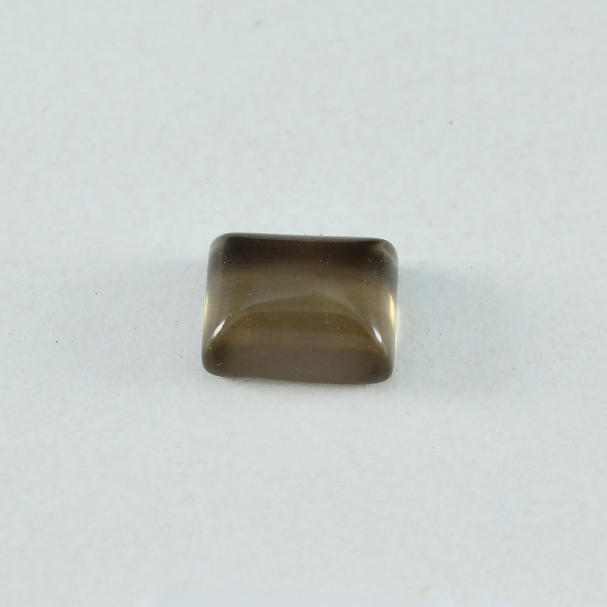 Smoky Quartz 1PC Large 10x12 MM Emerald Cabochon Brown Fiery semi Precious Loose Gemstone