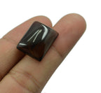 Smoky Quartz 1PC Large 10x12 MM Emerald Cabochon Brown Fiery semi Precious Loose Gemstone