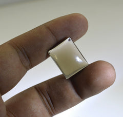 Smoky Quartz 1PC Tiny 5x7 MM Emerald Cabochon Brown Lustrous semi Precious Gems