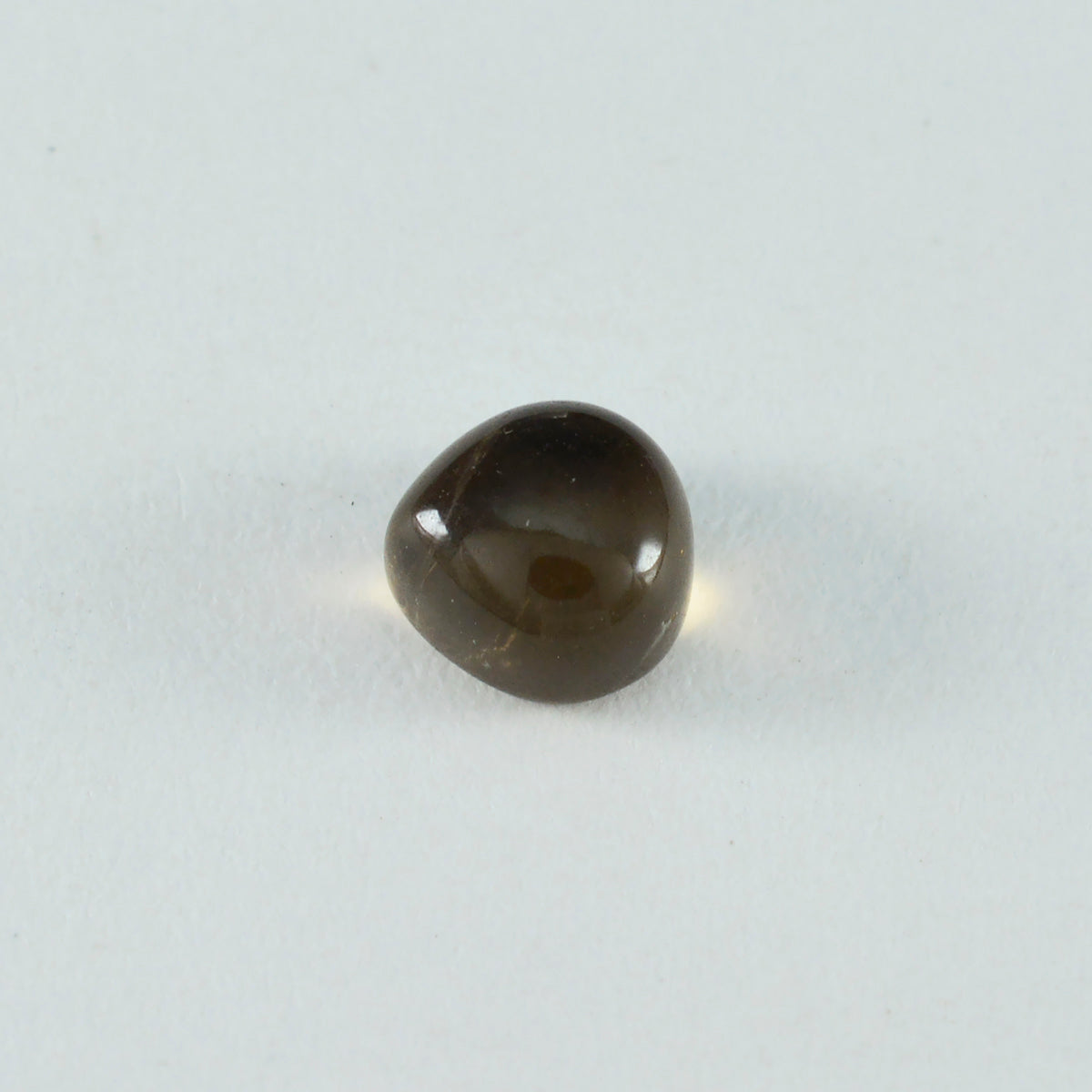 Smoky Quartz 1PC Medium 9x9 MM Heart Cabochon Brown Superior semi Precious Gems Huvudsaklig produktbild