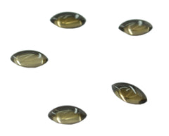 Smoky Quartz 10PC Tiny 3x6 MM Marquise  Cabochon Brown Pure semi Precious Loose Gems