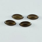 Smoky Quartz 1PC Medium 7x14 MM Marquise  Cabochon Brown Polished semi Precious Precious Gemstone