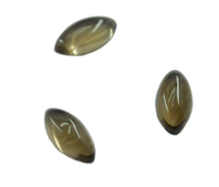 Smoky Quartz 1PC Large 8x16 MM Marquise  Cabochon Brown Splendid semi Precious Gems