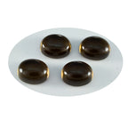 Smoky Quartz 1PC Large 10x12 MM Oval Cabochon Brown Luster semi Precious Precious Gemstone