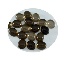 Smoky Quartz 1PC Small 6x8 MM Oval Cabochon Brown Superior semi Precious Semi Precious Gemstone