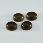 Smoky Quartz 1PC Large 10x12 MM Oval Cabochon Brown Luster semi Precious Precious Gemstone