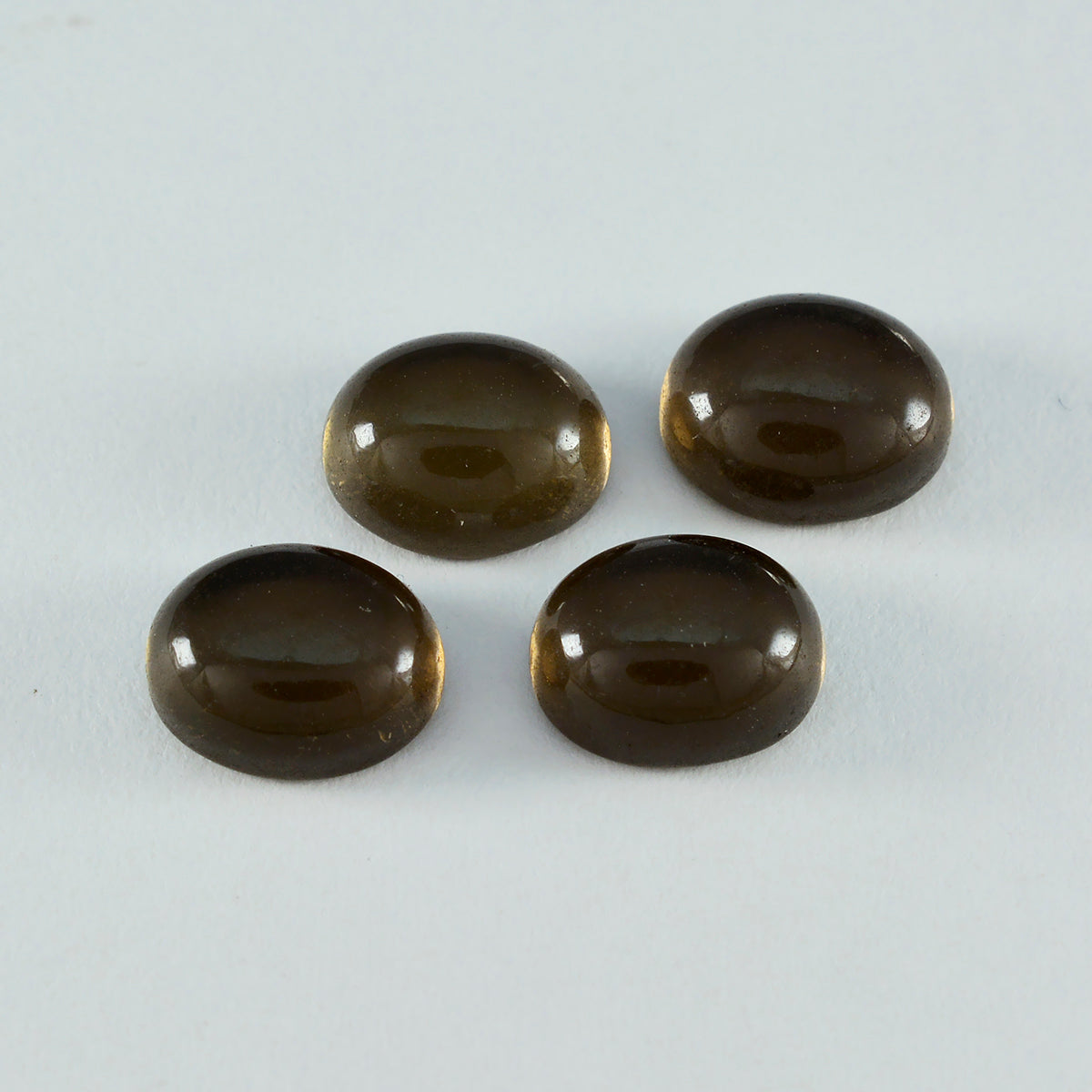 Smoky Quartz 1PC Large 10x12 MM Oval Cabochon Brown Luster semi Precious Precious Gemstone