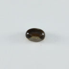 Smoky Quartz 1PC Small 6x8 MM Oval Cabochon Brown Superior semi Precious Semi Precious Gemstone