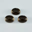 Smoky Quartz 1PC Medium 7x10 MM Oval Cabochon Brown Brilliant semi Precious Loose Gems