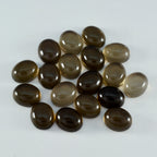 Smoky Quartz 1PC Medium 8x10 MM Oval Cabochon Brown Sparkling semi Precious Loose Gemstone