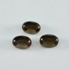 Smoky Quartz 1PC Large 8x12 MM Oval Cabochon Brown Splendid semi Precious Semi Precious Gemstone