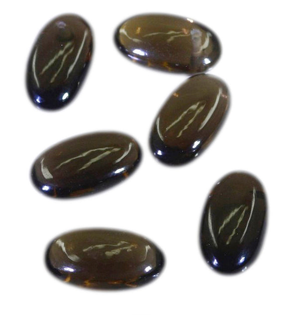 Smoky Quartz 1PC Large 9x11 MM Oval Cabochon Brown Polished semi Precious Loose Gemstones
