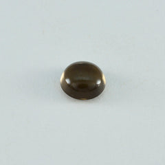 Smoky Quartz 1PC Large 11x11 MM Round Cabochon Brown Pure semi Precious Loose Gems