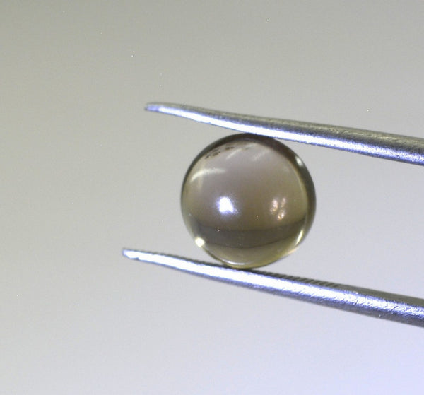 Smoky Quartz 1PC Large 11x11 MM Round Cabochon Brown Pure semi Precious Loose Gems
