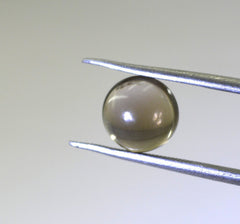 Smoky Quartz 1PC Large 11x11 MM Round Cabochon Brown Pure semi Precious Loose Gems