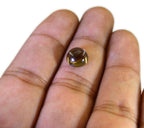 Smoky Quartz 10PC Tiny 4x4 MM Round Cabochon Brown Lustrous semi Precious Gems