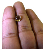 Smoky Quartz 1PC Tiny 6x6 MM Round Cabochon Brown Fine semi Precious Loose Gemstone