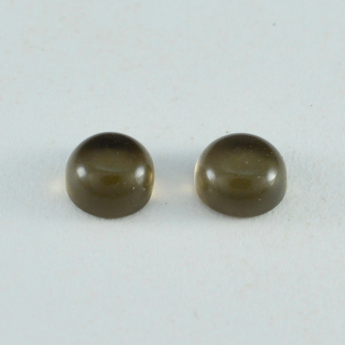 Smoky Quartz 1PC Medium 9x9 MM Round Cabochon Brown Genuine semi Precious Precious Gemstone