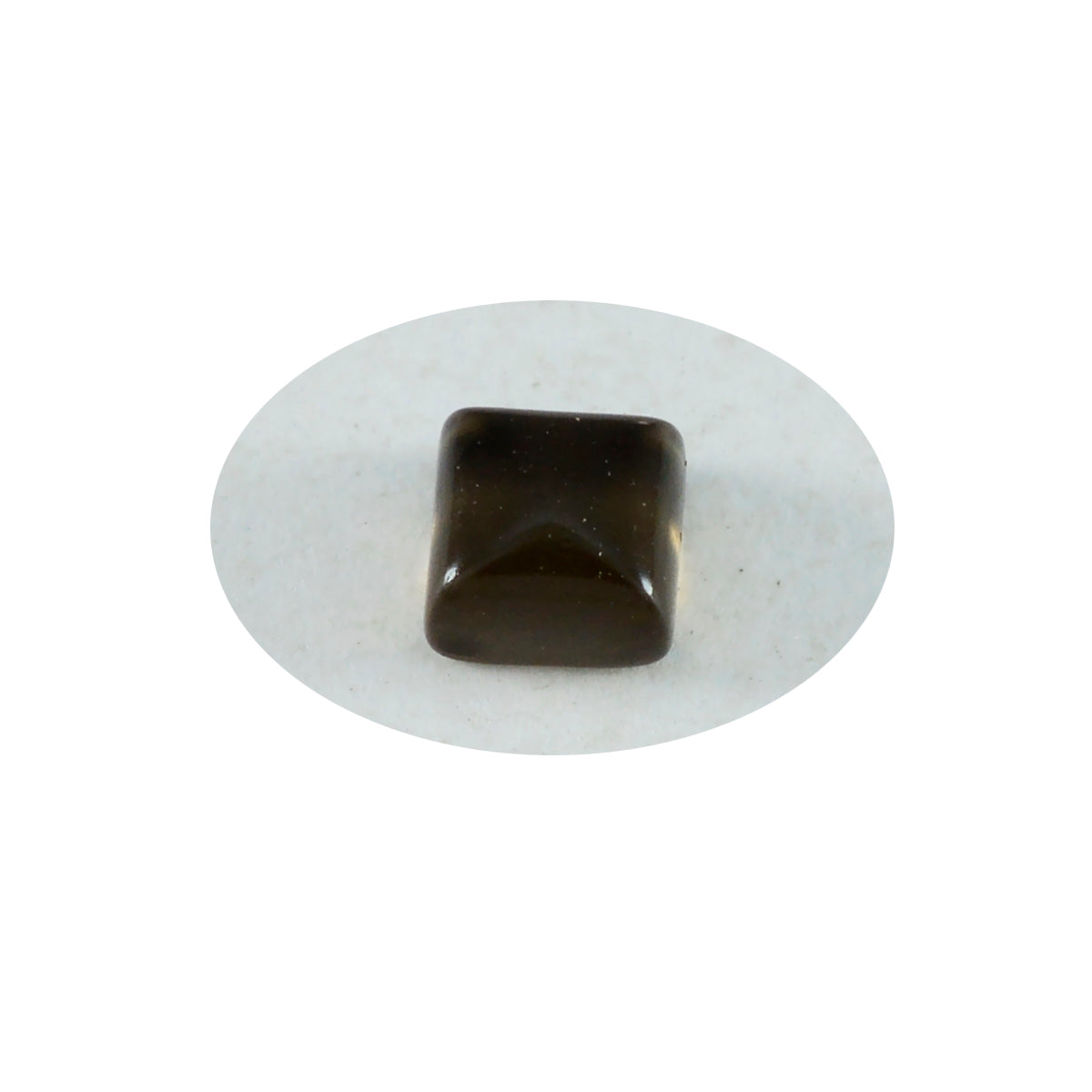 Smoky Quartz 1PC Large 10x10 MM Square Cabochon Brown High-Quality semi Precious Precious Gemstone Secundaire afbeelding
