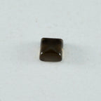 Smoky Quartz 1PC Large 10x10 MM Square Cabochon Brown High Quality semi Precious Precious Gemstone