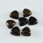 Smoky Quartz 1PC Large 10x10 MM Triangle Cabochon Brown Splendid semi Precious Loose Gemstone