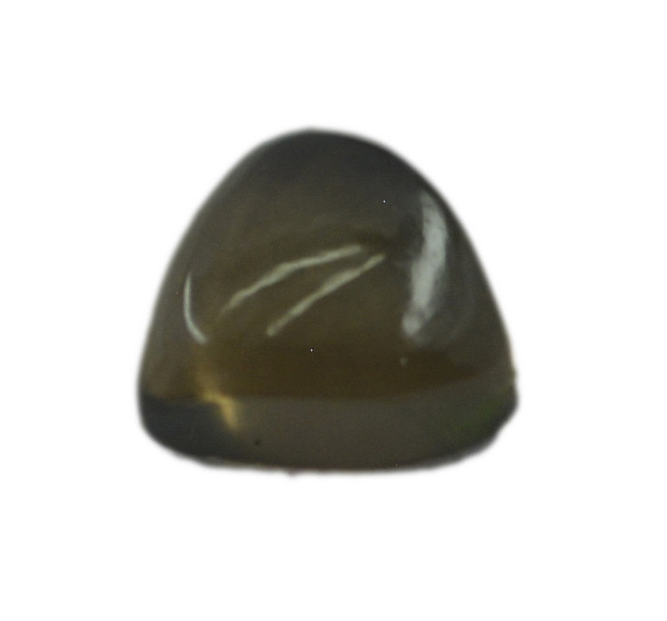 Smoky Quartz 1PC Small 8x8 MM Triangle Cabochon Brown Sparkling semi Precious Gems