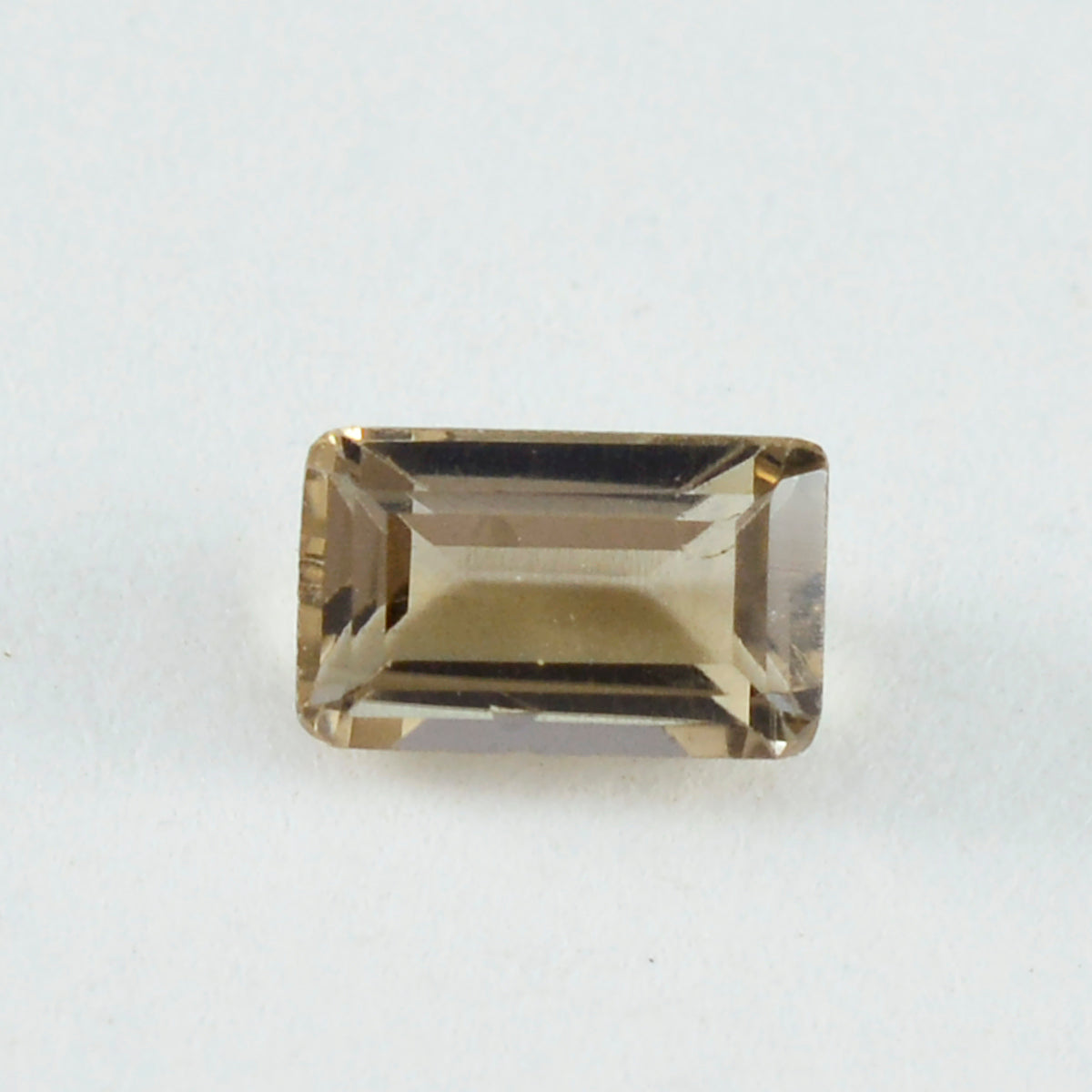 Smoky Quartz 10PC Tiny 3x5 MM Emerald Faceted Brown Sparkling Semi Precious Gems