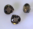 Smoky Quartz 1PC Large 11x11 MM Heart Faceted Brown Fine Semi Precious Gems