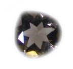 Smoky Quartz 1PC Chunky 14x14 MM Heart Faceted Brown Genuine Semi Precious Loose Gemstones