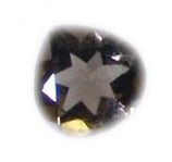 Smoky Quartz 1PC Chunky 16x16 MM Heart Faceted Brown Pure Semi Precious Loose Gems