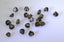 Smoky Quartz 10PC Tiny 5x5 MM Heart Faceted Brown Sparkling Semi Precious Loose Gemstone