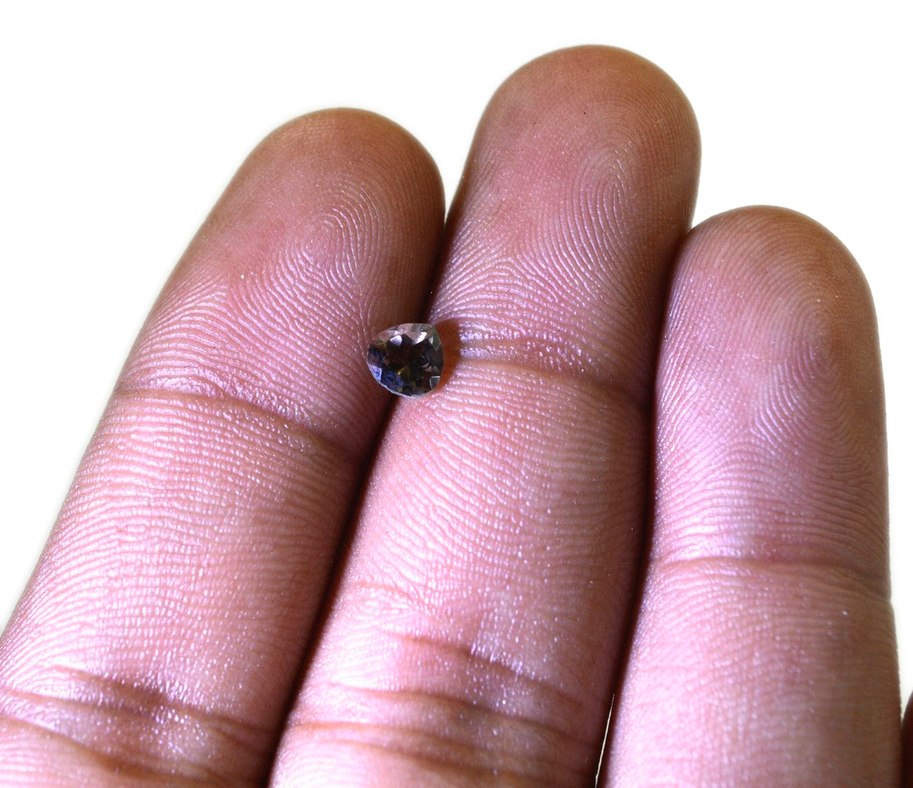 Smoky Quartz 1PC Tiny 6x6 MM Heart Faceted Brown Polished Semi Precious Loose Gemstones