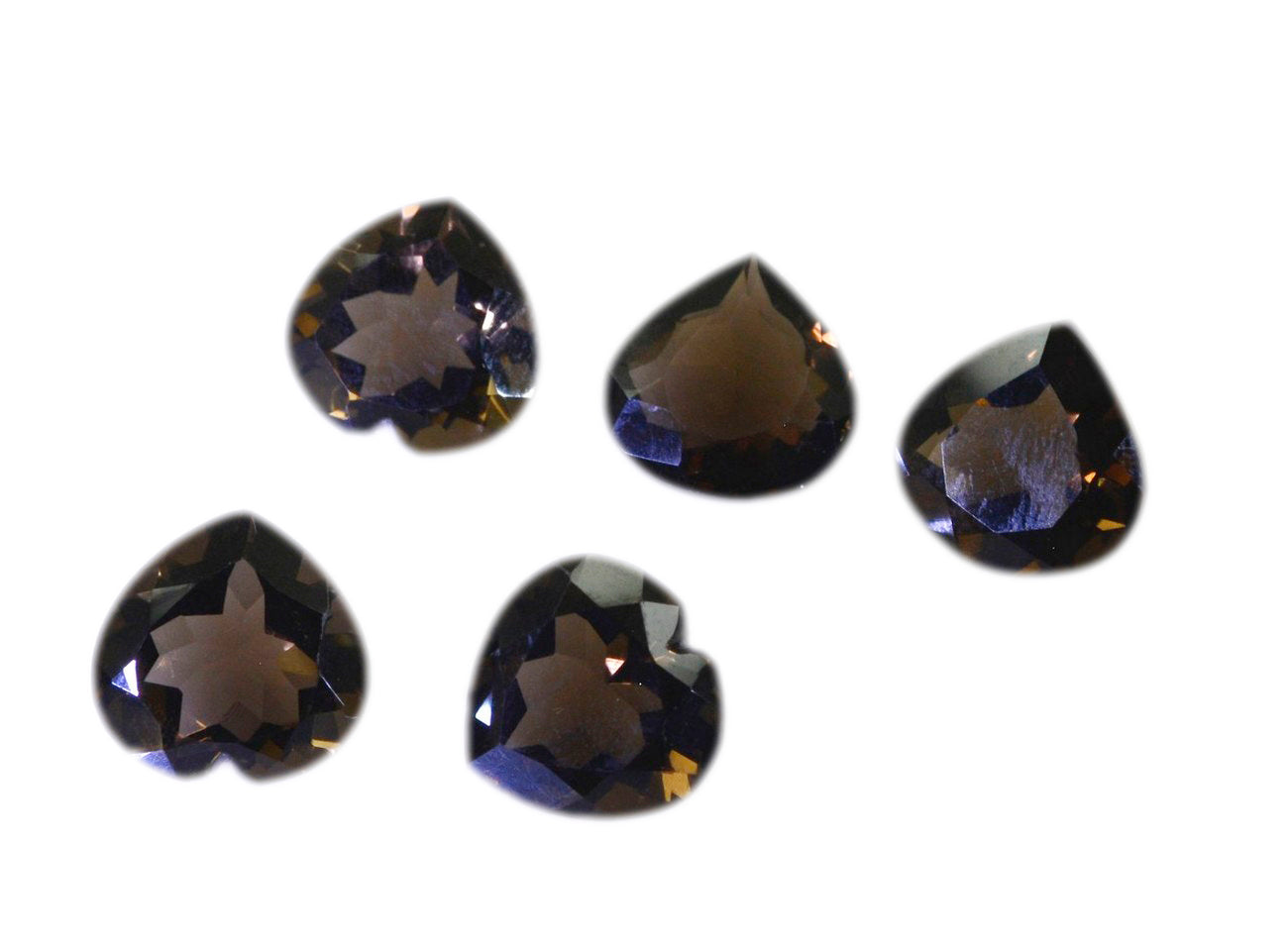 Smoky Quartz 1PC Medium 9x9 MM Heart Faceted Brown Lustrous Semi Precious Loose Gemstone