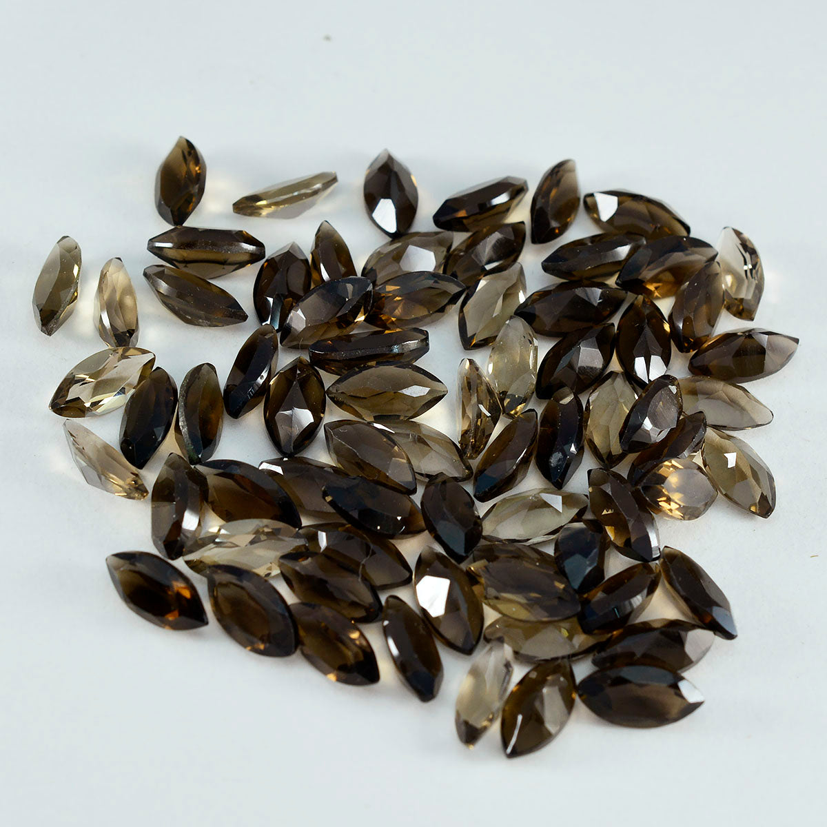Smoky Quartz 1PC Tiny 3x6 MM Marquise Faceted Brown Splendid Semi Precious Gems Immagine secondaria del prodotto