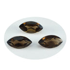 Smoky Quartz 1PC Medium 7x14 MM Marquise Faceted Brown Fine Semi Precious Gems